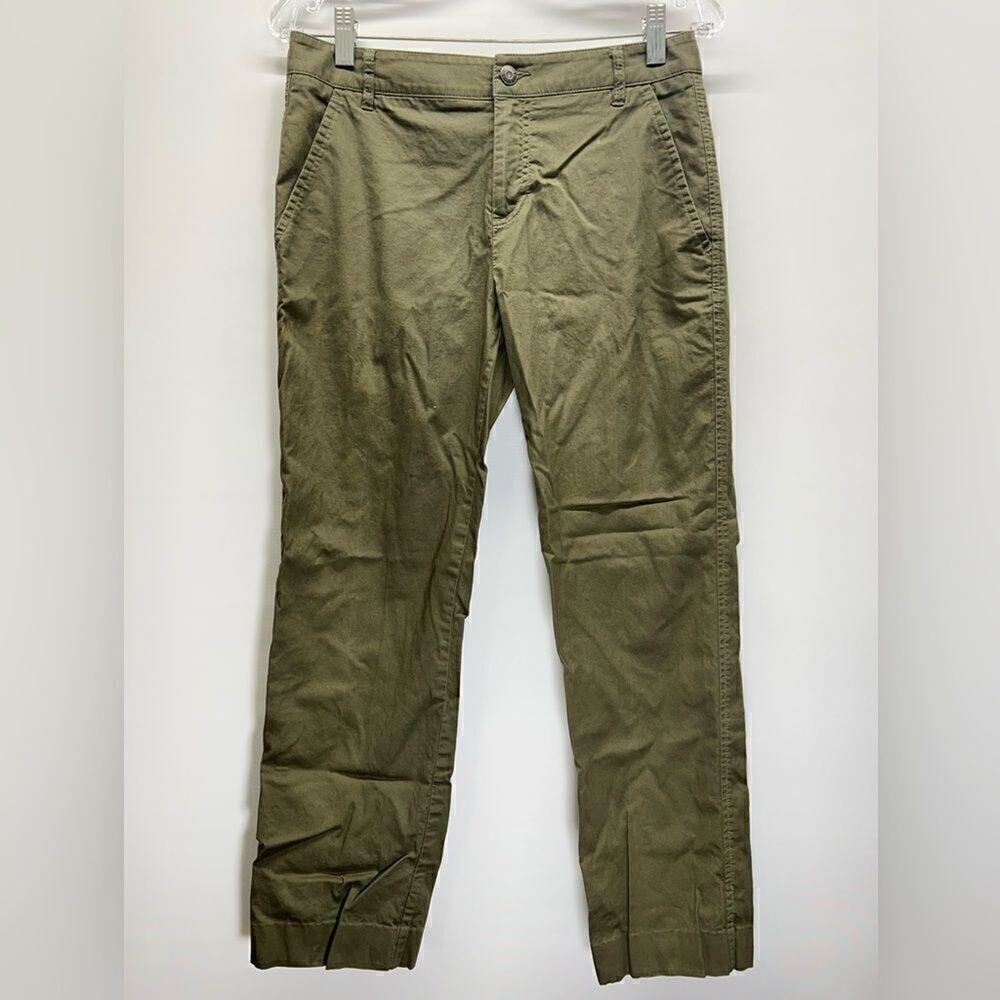 Pendleton Green Dress Pants Straight Leg Cotton Slacks Womens 4